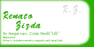 renato zizda business card